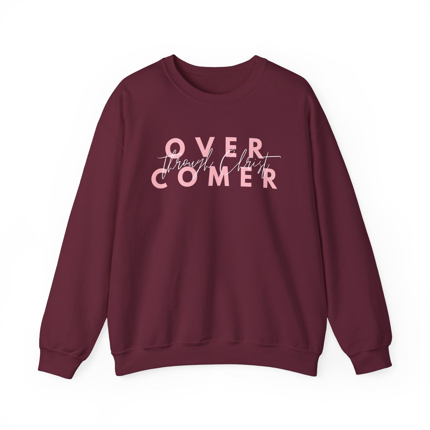 "OVERCOMER Through Christ" Sweatshirt