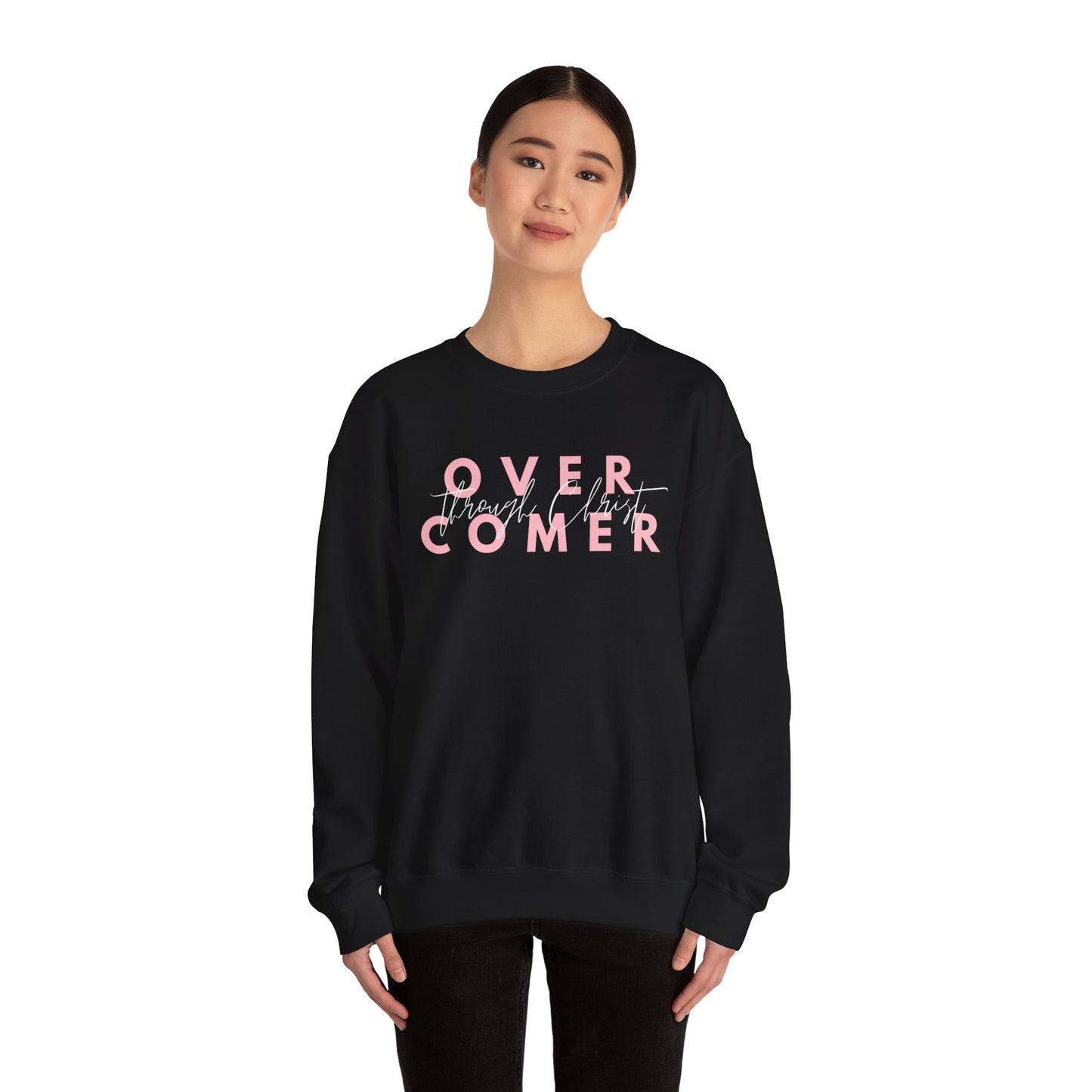 "OVERCOMER Through Christ" Sweatshirt