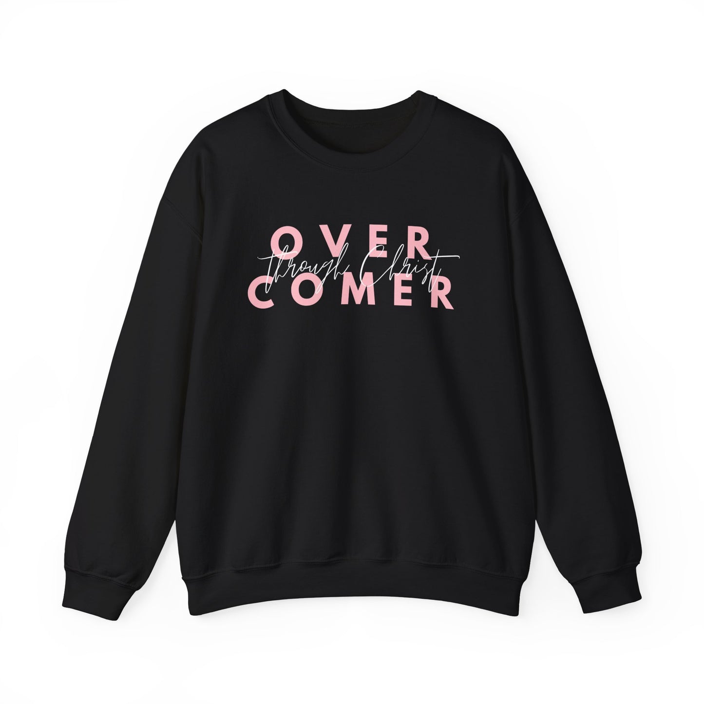 "OVERCOMER Through Christ" Sweatshirt